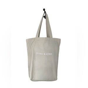 Jenni Kayne Small Canvas Shopping Tote Logo